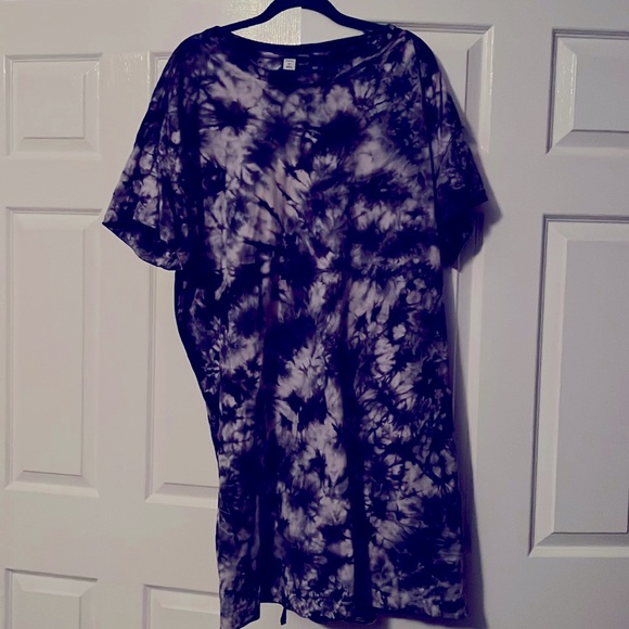 Old navy tie dye dress great as swim cover up - Picture 1 of 3
